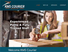 Tablet Screenshot of kmscourier.co.uk